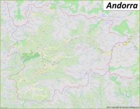 Detailed Map of Andorra