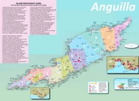 Anguilla Restaurant Map