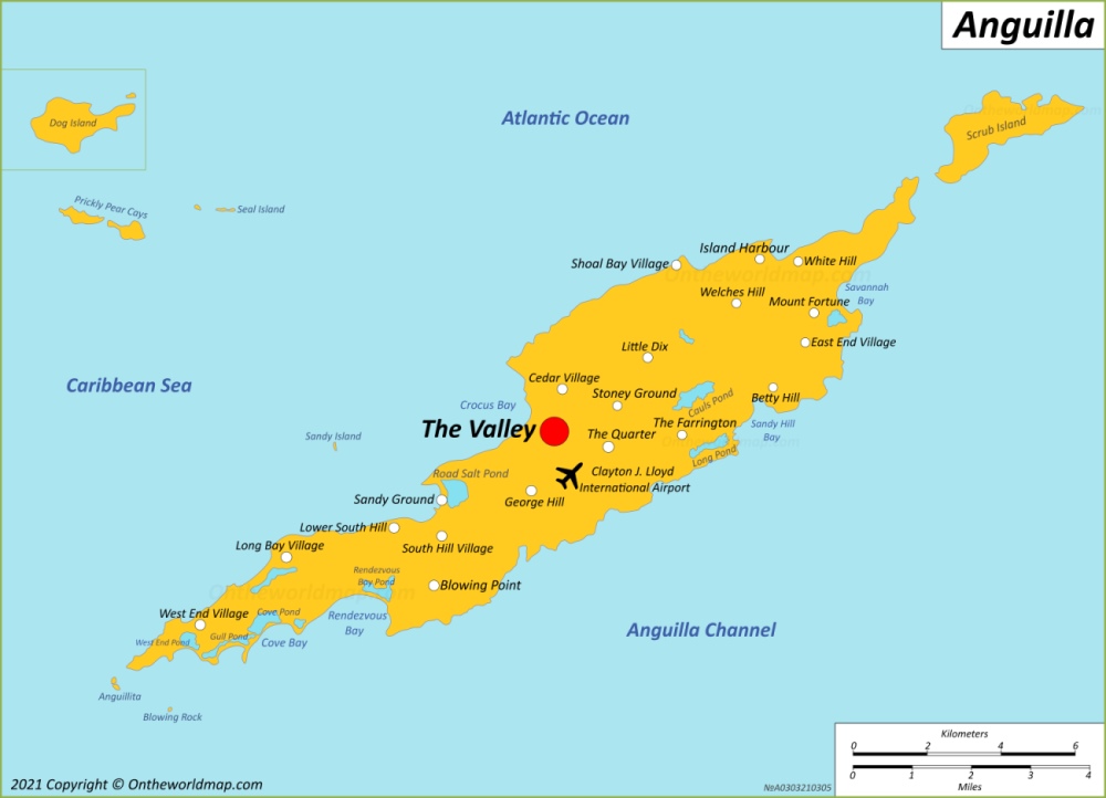 Anguilla Map United Kingdom Detailed Maps Of Anguilla Island   Map Of Anguilla 1000 