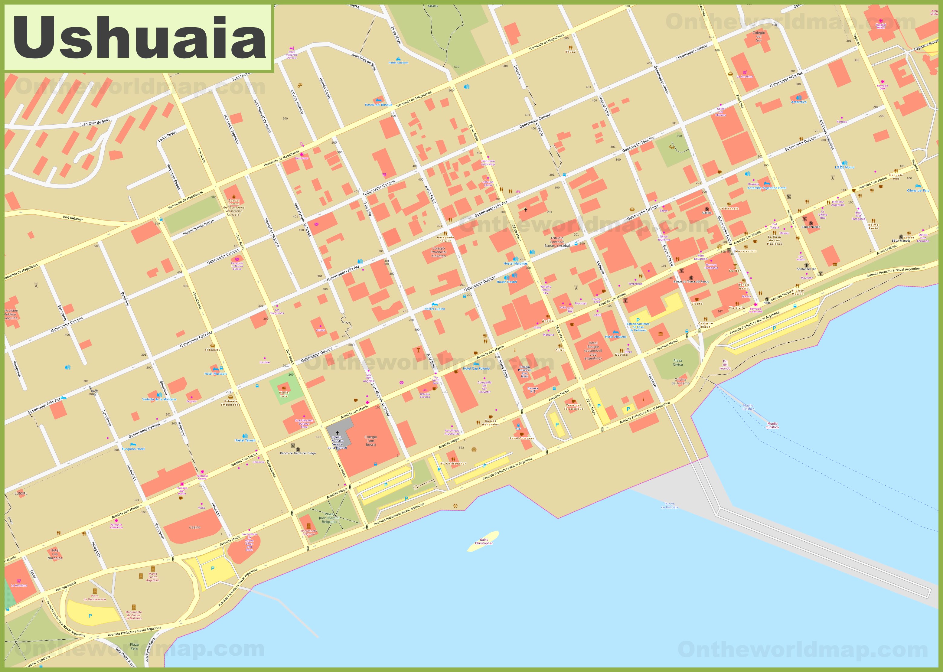 Carte De Ushuaia Visiter Ushuaia Les 6 Choses Incontournables 