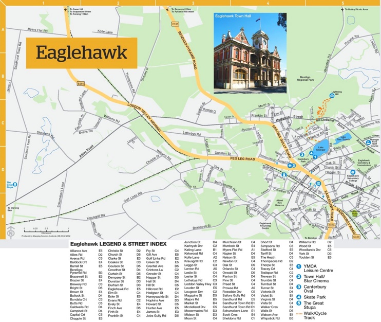 Eaglehawk map