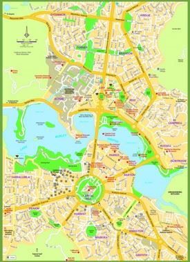 Canberra street map