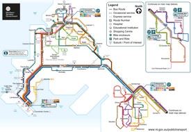 Darwin Bus map