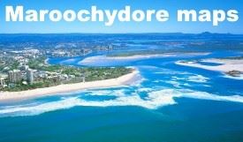 Maroochydore maps