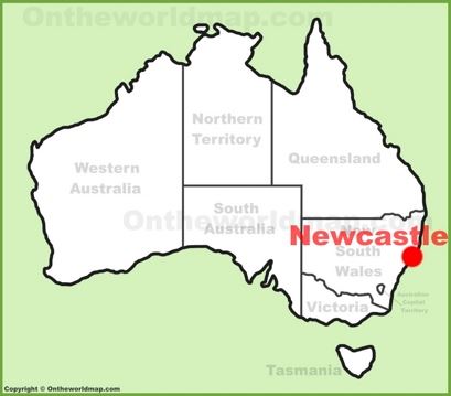 newcastle map