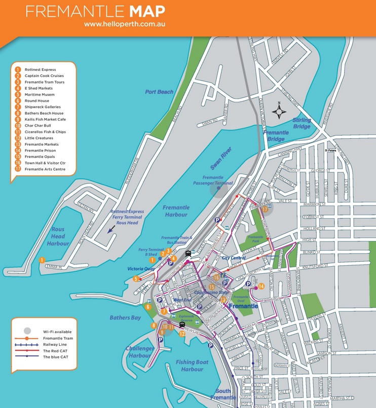 Fremantle map