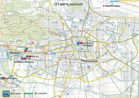 Klagenfurt bike map