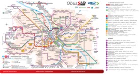 Salzburg public transport map