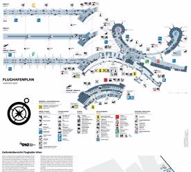 Vienna airport map