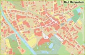 Bad Hofgastein city center map