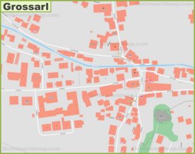 Grossarl city center map
