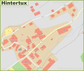 Detailed map of Hintertux