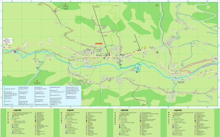 Jochberg tourist map