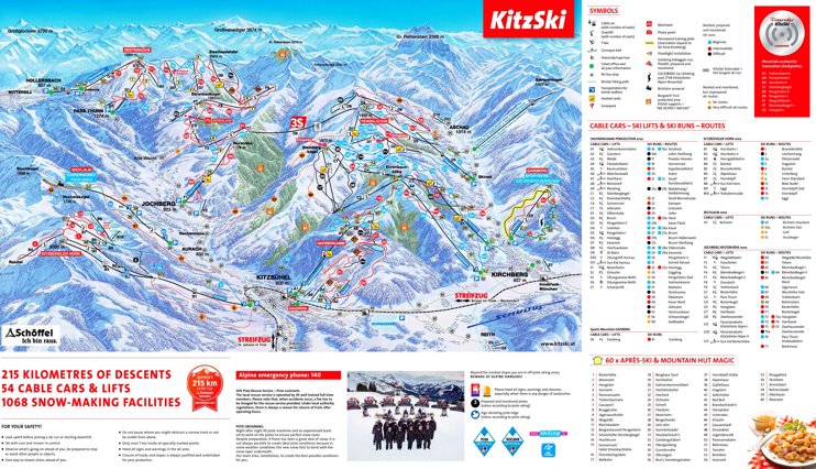 Kitzbühel ski map