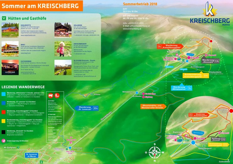 Kreischberg summer map