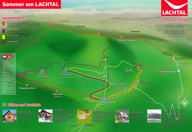 Lachtal summer map