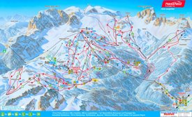 Nassfeld ski map