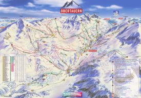 Obertauern ski map