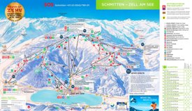 Zell am See ski map