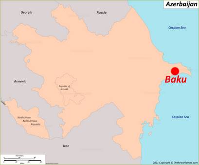 Baku Map | Azerbaijan | Detailed Maps Of Baku