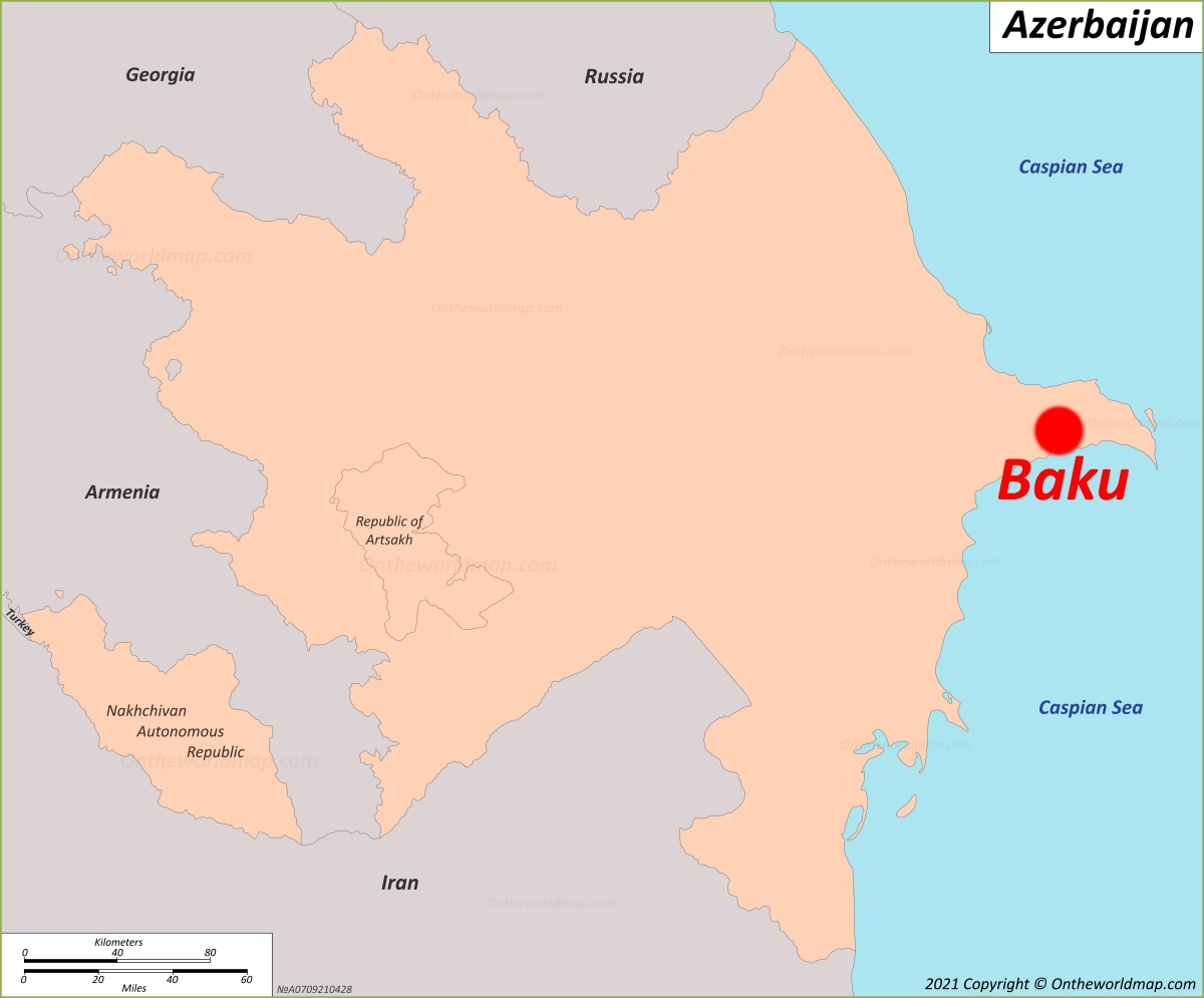 Baku Map | Azerbaijan | Detailed Maps of Baku