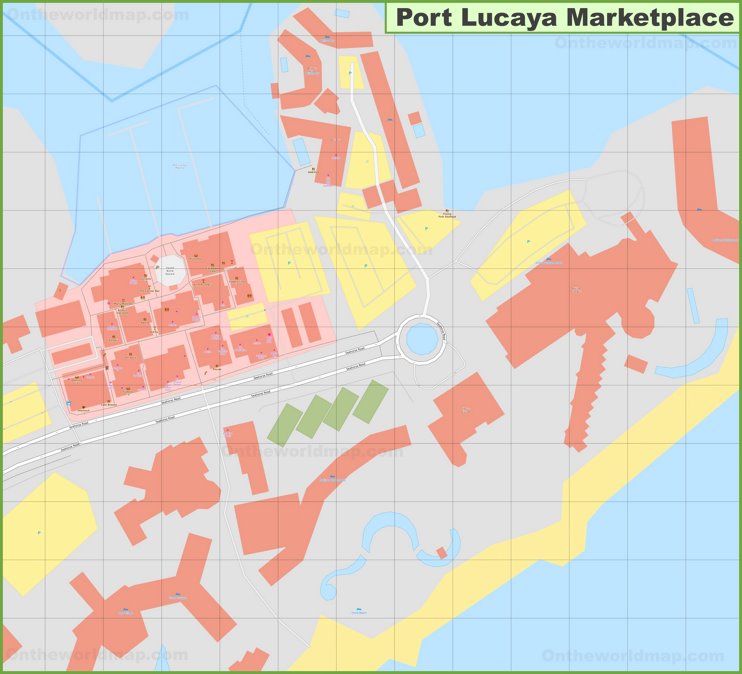 Port Lucaya Marketplace Map