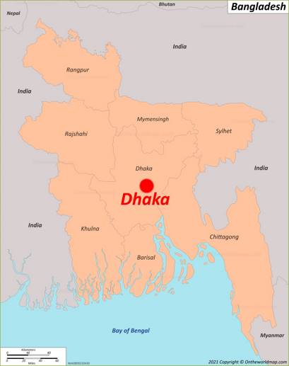 Dhaka Map | Bangladesh | Detailed Maps of Dhaka