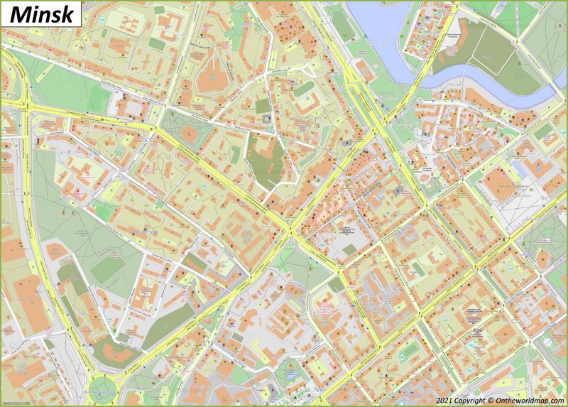 Minsk Map | Belarus | Detailed Maps of Minsk