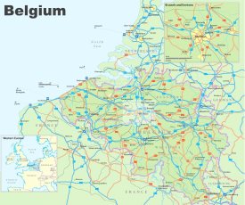 Belgium Road Map