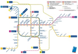 Brussels metro map