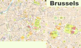 Brussels Tourist Map