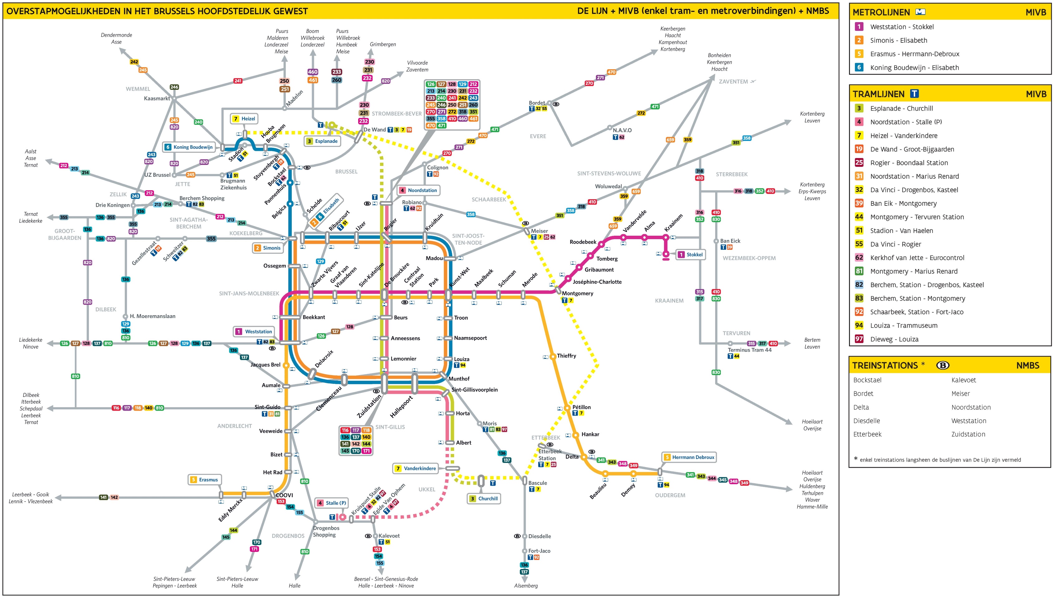 Eigenaardig Kan weerstaan Bakken Brussels tram map