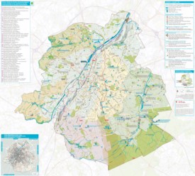 Brussels walking trails map