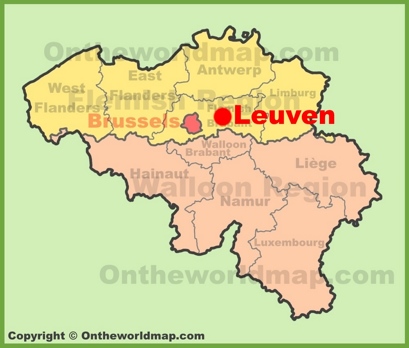 Leuven Location Map
