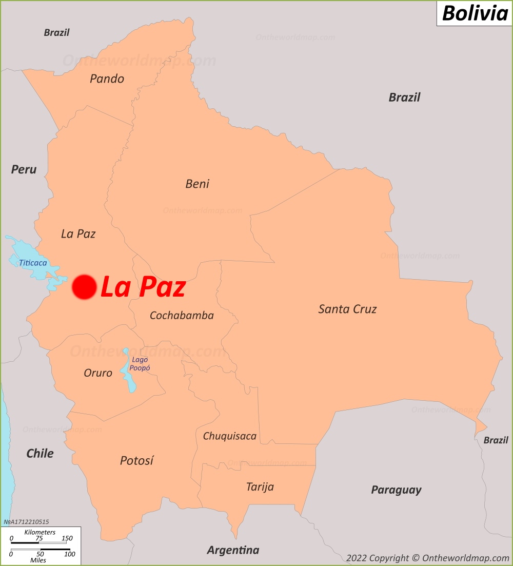 Mapa De La Paz Bolivia Mapas Detallados De Nuestra Señora De La Paz 7402