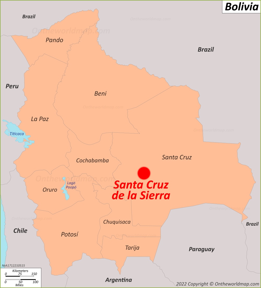 Mapa De Santa Cruz De La Sierra Bolivia Mapas Detallados De Santa Cruz 2887