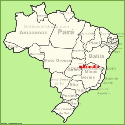 Brasilia Location Map