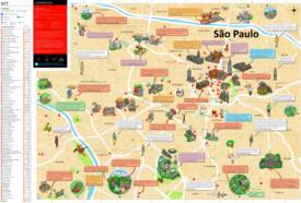 São Paulo Tourist Map