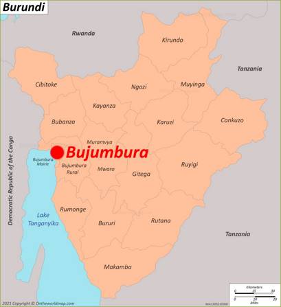 Bujumbura Map | Burundi | Detailed Maps of Bujumbura