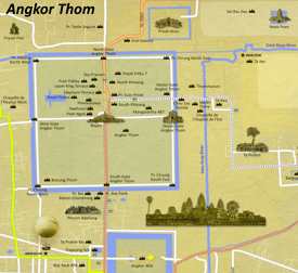 Angkor Thom Maps