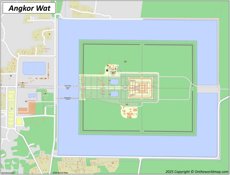 Map of Angkor Wat