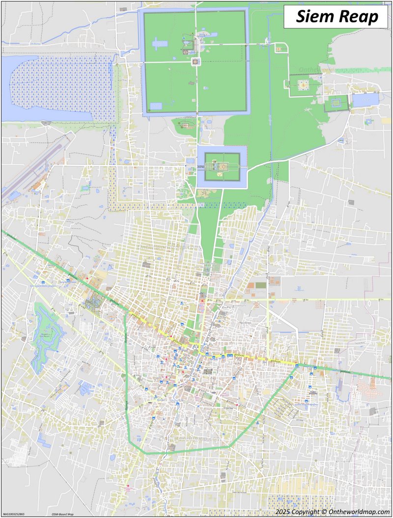 Map of Siem Reap