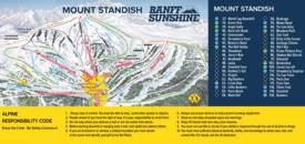 Mount Standish Ski Map