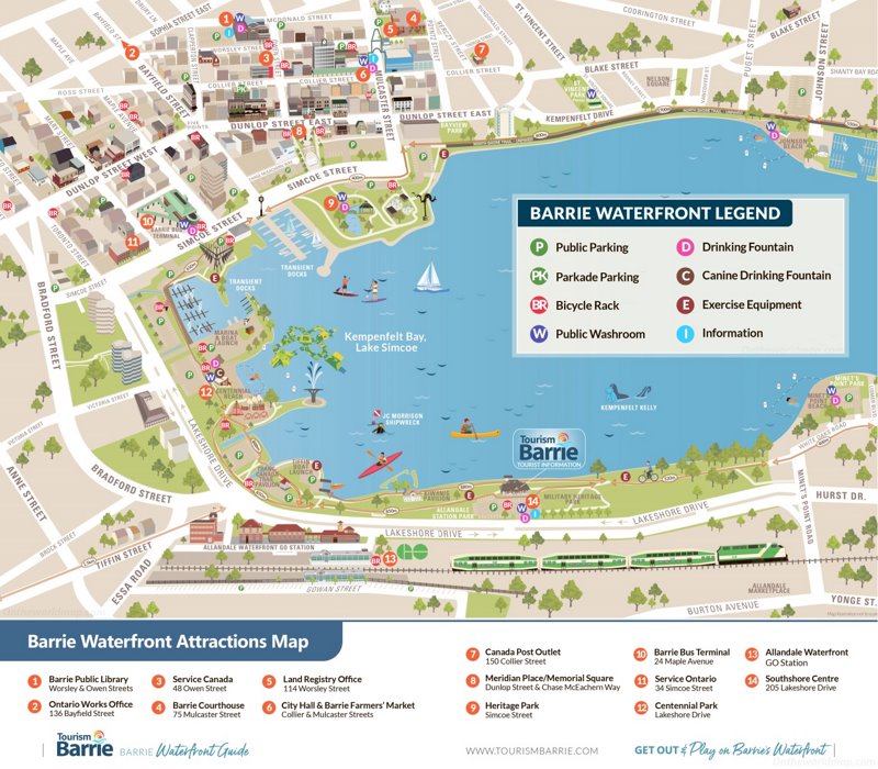 barrie-tourist-attractions-map