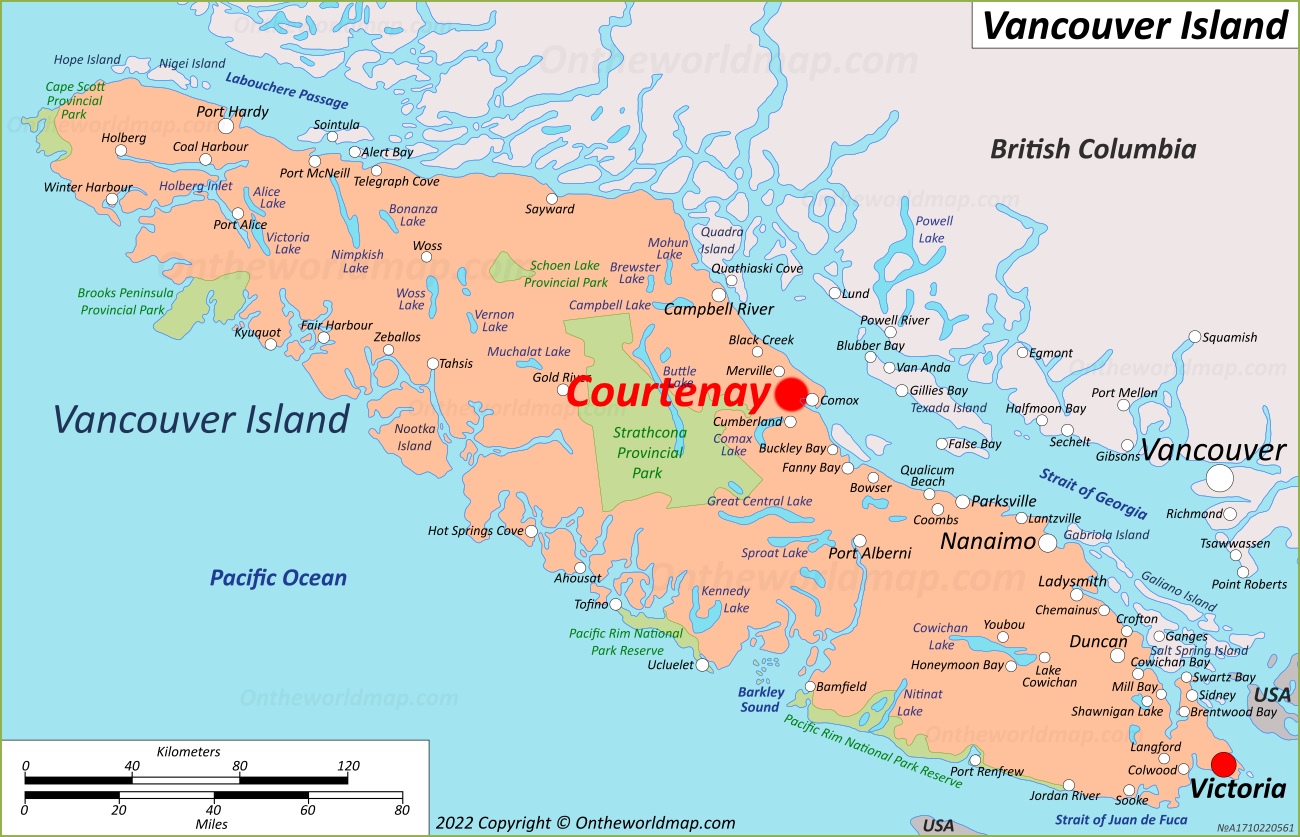 Courtenay Map British Columbia Canada Detailed Maps Of Courtenay