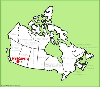 Kelowna Location Map
