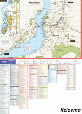 Kelowna Tourist Attractions Map