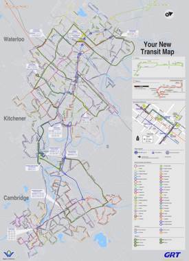 Kitchener Area Transport Map