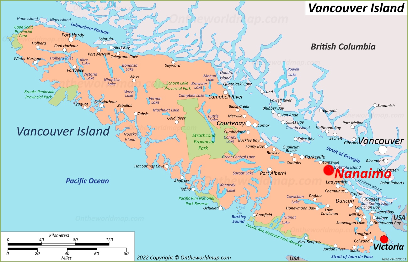 Nanaimo Map British Columbia Canada Detailed Maps Of Nanaimo