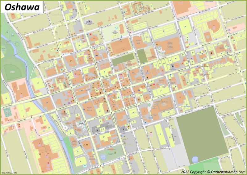 Downtown Oshawa Map Max 